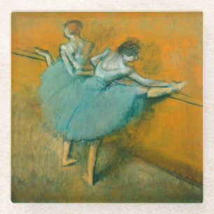 Edgar Degas Dancers at the Barre Print: Ballet Art Glass Coaster