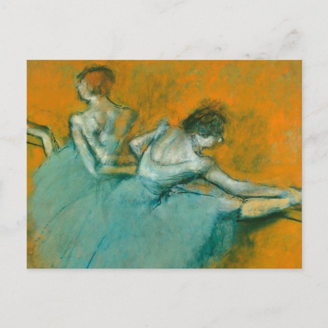 Edgar Degas Dancers at the Barre Print: Ballet Art Postcard (Front)