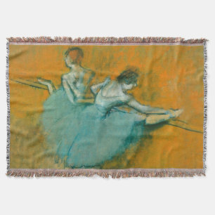 Edgar Degas Dancers at the Barre Print: Ballet Art Throw Blanket