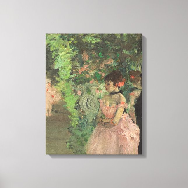 Edgar Degas | Dancers Backstage, 1876-1883 Canvas Print (Front)