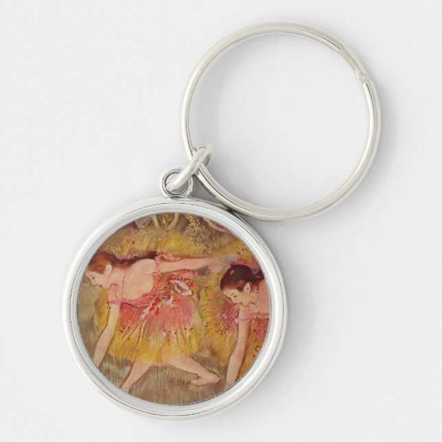 Edgar Degas Dancers Bending Down Keychain (Front)
