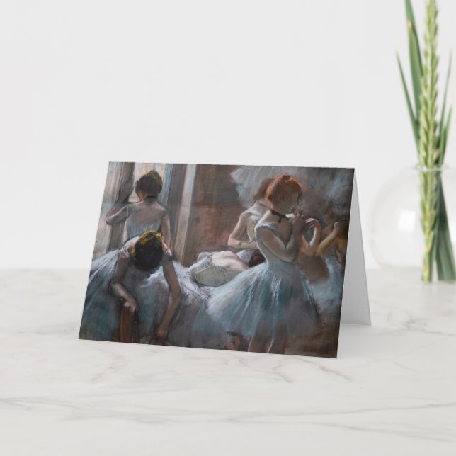 Edgar Degas - Dancers Card (Front)