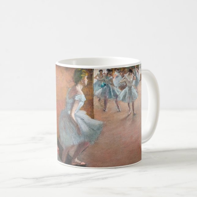 Edgar Degas - Dancers Climbing a Staircase Coffee Mug (Front Right)