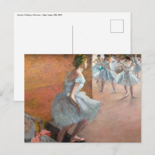 Edgar Degas - Dancers Climbing a Staircase Postcard