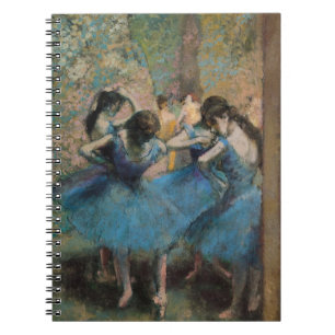 Edgar Degas   Dancers in blue, 1890 Notebook