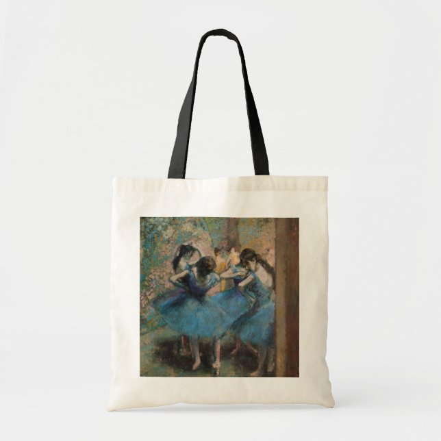 Edgar Degas | Dancers in blue, 1890 Tote Bag (Front)