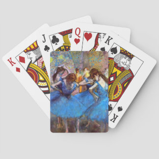 Edgar Degas - Dancers In Blue - Ballet Dance Lover Playing Cards