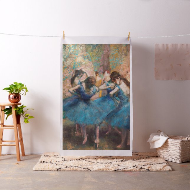 Edgar Degas - Dancers in blue Fabric (In Situ)
