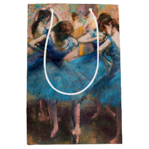 Edgar Degas - Dancers in blue Medium Gift Bag