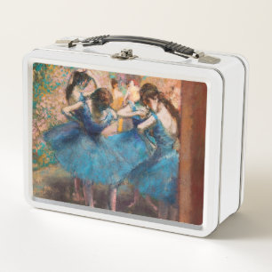 Edgar Degas - Dancers in blue Metal Lunch Box