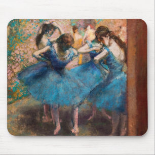 Edgar Degas - Dancers in blue Mouse Mat