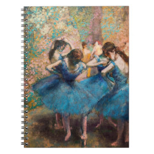Edgar Degas - Dancers in blue Notebook