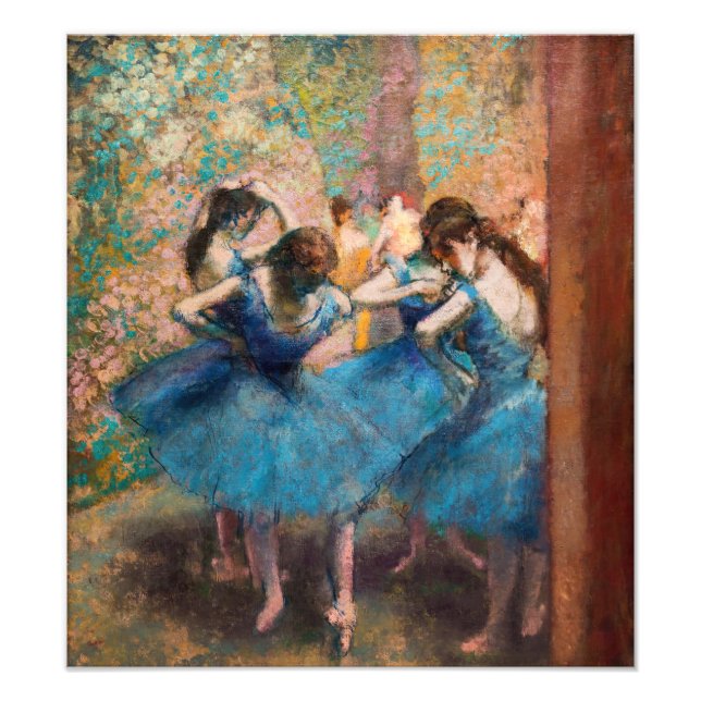 Edgar Degas - Dancers in blue Photo Print (Front)