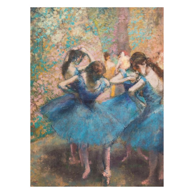 Edgar Degas - Dancers in blue Tablecloth (Front)