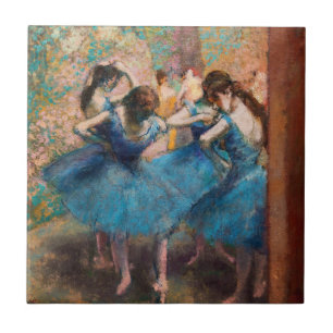 Edgar Degas - Dancers in blue Tile