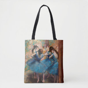 Edgar Degas - Dancers in blue Tote Bag