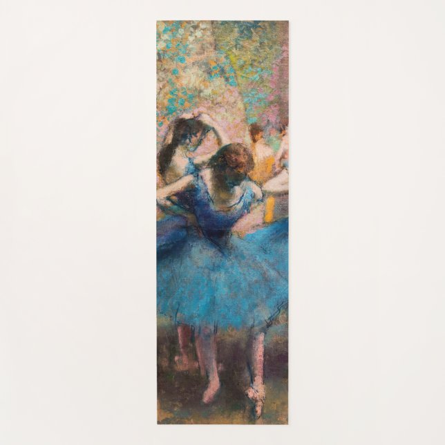 Edgar Degas - Dancers in blue Yoga Mat (Front)