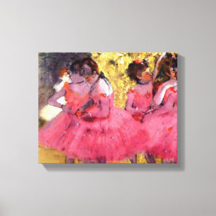 Edgar Degas - Dancers in Pink - Ballet Dance Lover Canvas Print