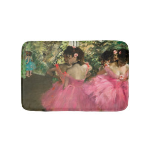 Edgar Degas - Dancers in pink Bath Mat