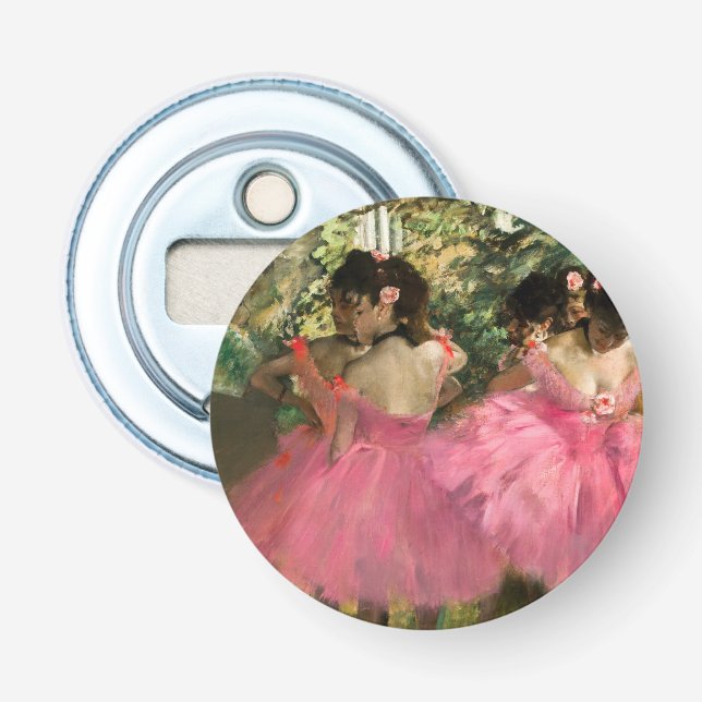 Edgar Degas - Dancers in pink Bottle Opener (Front)