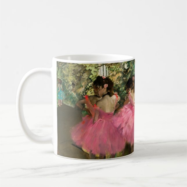 Edgar Degas - Dancers in pink Coffee Mug (Left)