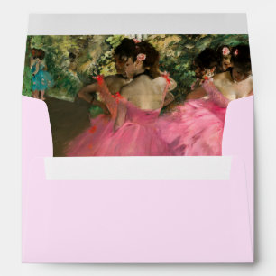 Edgar Degas - Dancers in pink Envelope