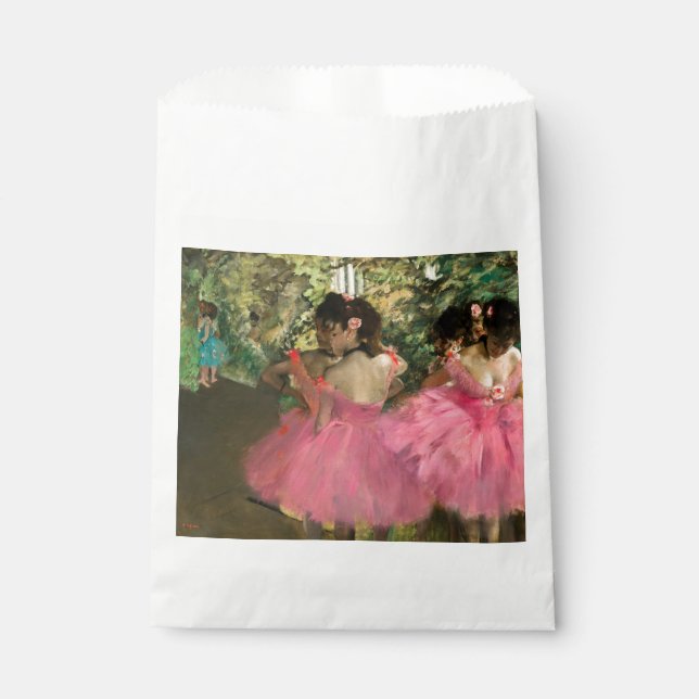 Edgar Degas - Dancers in pink Favour Bags (Front)