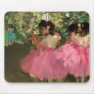 Edgar Degas - Dancers in pink Mouse Mat
