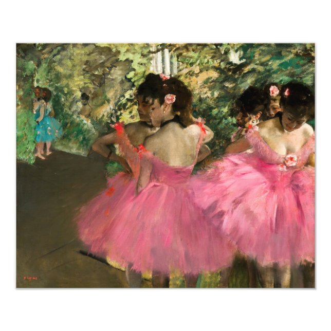 Edgar Degas - Dancers in pink Photo Print (Front)