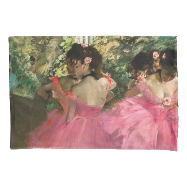 Edgar Degas - Dancers in pink Pillowcase (Front)