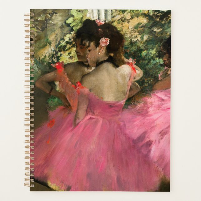 Edgar Degas - Dancers in pink Planner (Front)