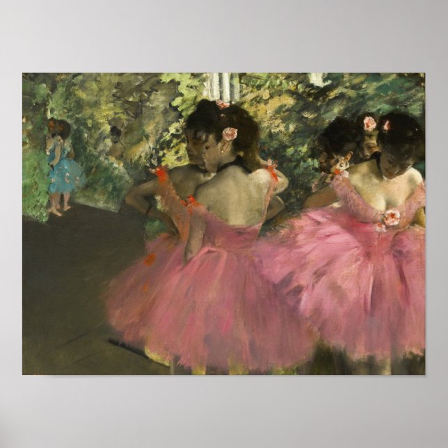 Edgar Degas - Dancers In Pink Poster (Front)