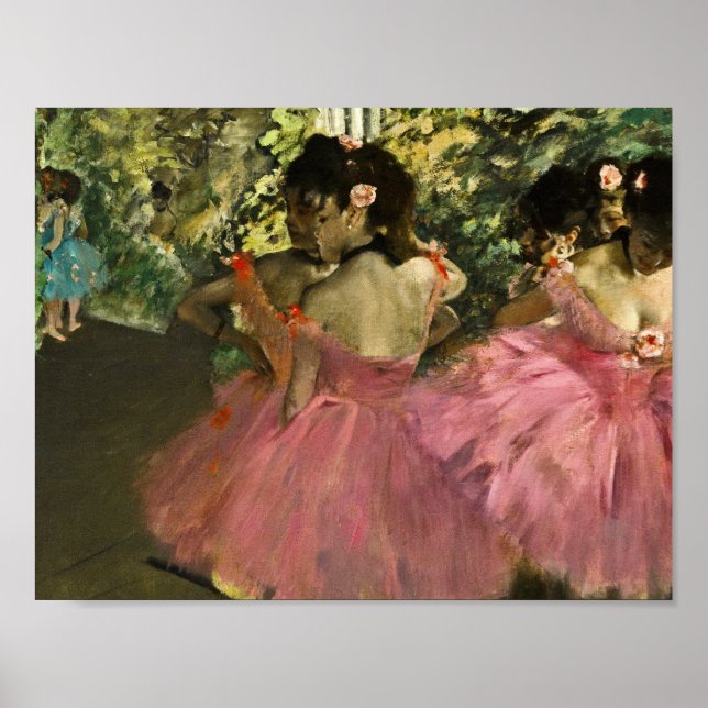 Edgar Degas - Dancers In Pink Poster (Front)