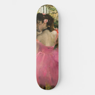 Edgar Degas - Dancers in pink Skateboard