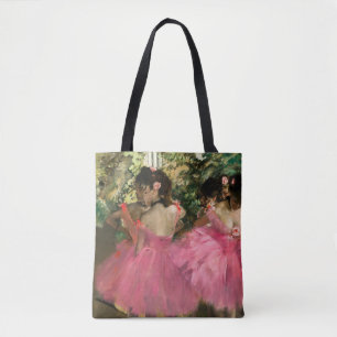 Edgar Degas - Dancers in pink Tote Bag