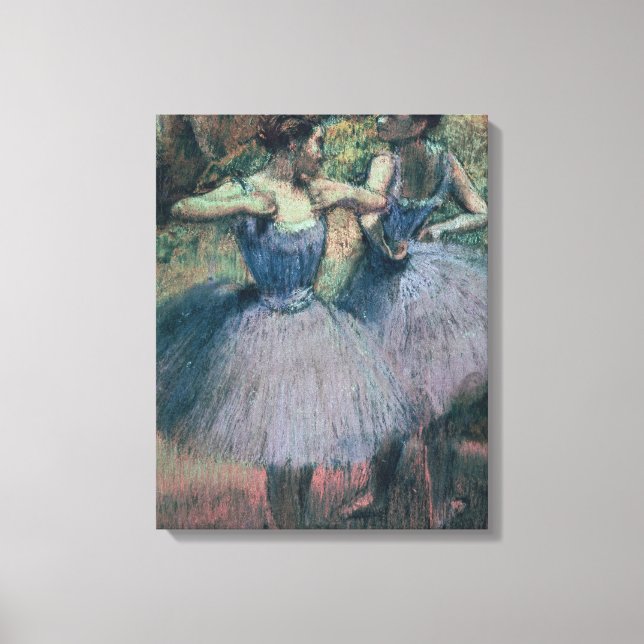Edgar Degas | Dancers in Violet Canvas Print (Front)