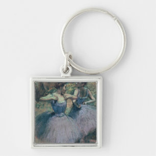 Edgar Degas Dancers in Violet Key Ring