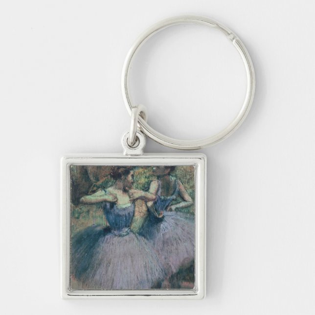 Edgar Degas | Dancers in Violet Key Ring (Front)