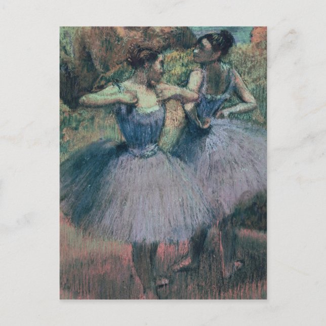 Edgar Degas | Dancers in Violet Postcard (Front)