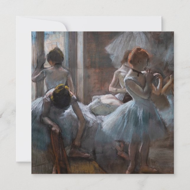 Edgar Degas - Dancers Invitation (Front)