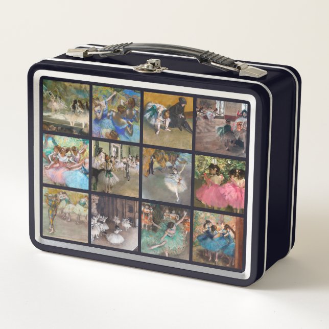 Edgar Degas - Dancers Masterpiece Selection Metal Lunch Box (Front)