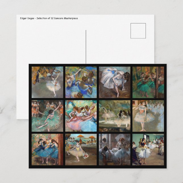 Edgar Degas - Dancers Masterpiece Selection Postcard (Front/Back)