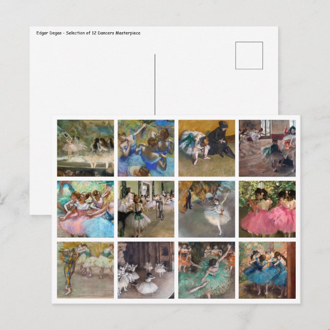 Edgar Degas - Dancers Masterpiece Selection Postcard (Front/Back)