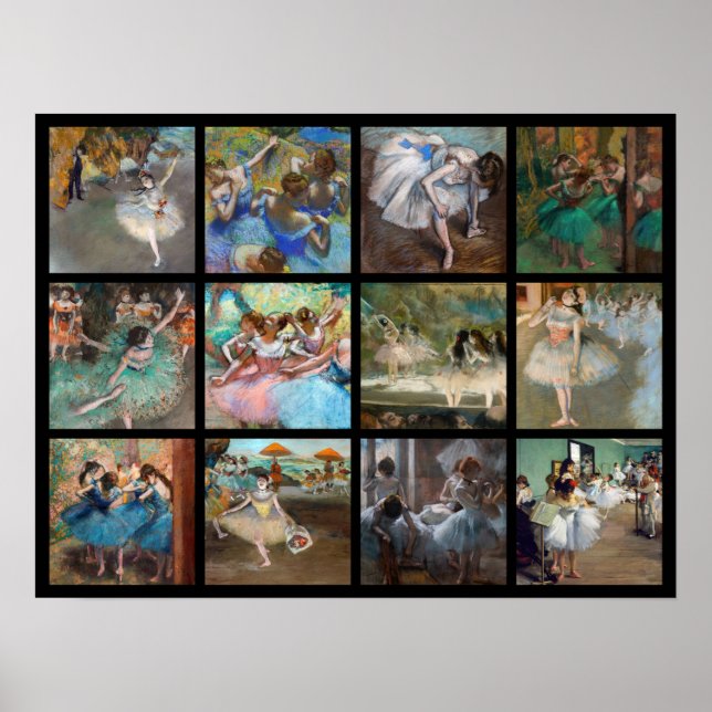 Edgar Degas - Dancers Masterpiece Selection Poster (Front)