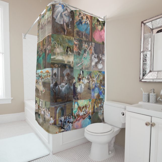 Edgar Degas - Dancers Masterpiece Selection Shower Curtain (In Situ)