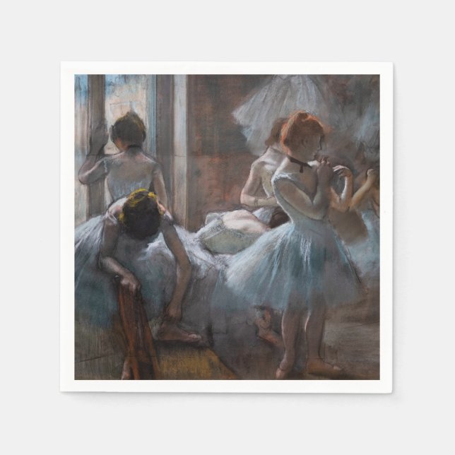 Edgar Degas - Dancers Napkin (Front)