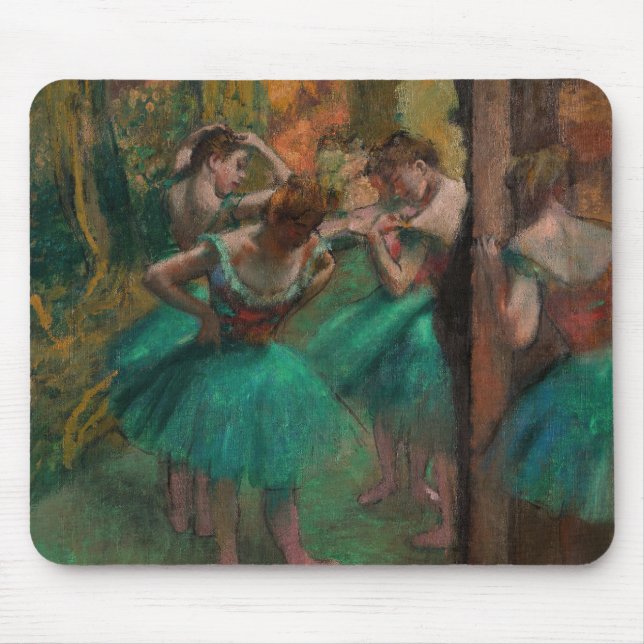 Edgar Degas - Dancers, Pink and Green Mouse Mat (Front)