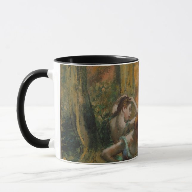 Edgar Degas Dancers Pink and Green Mug (Left)