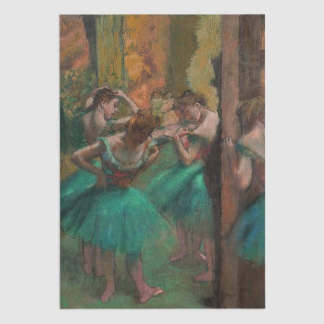 Edgar Degas - Dancers, Pink and Green Tissue Paper (Creator Uploaded)