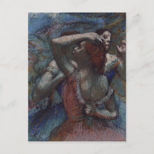 Edgar Degas Dancers Postcard